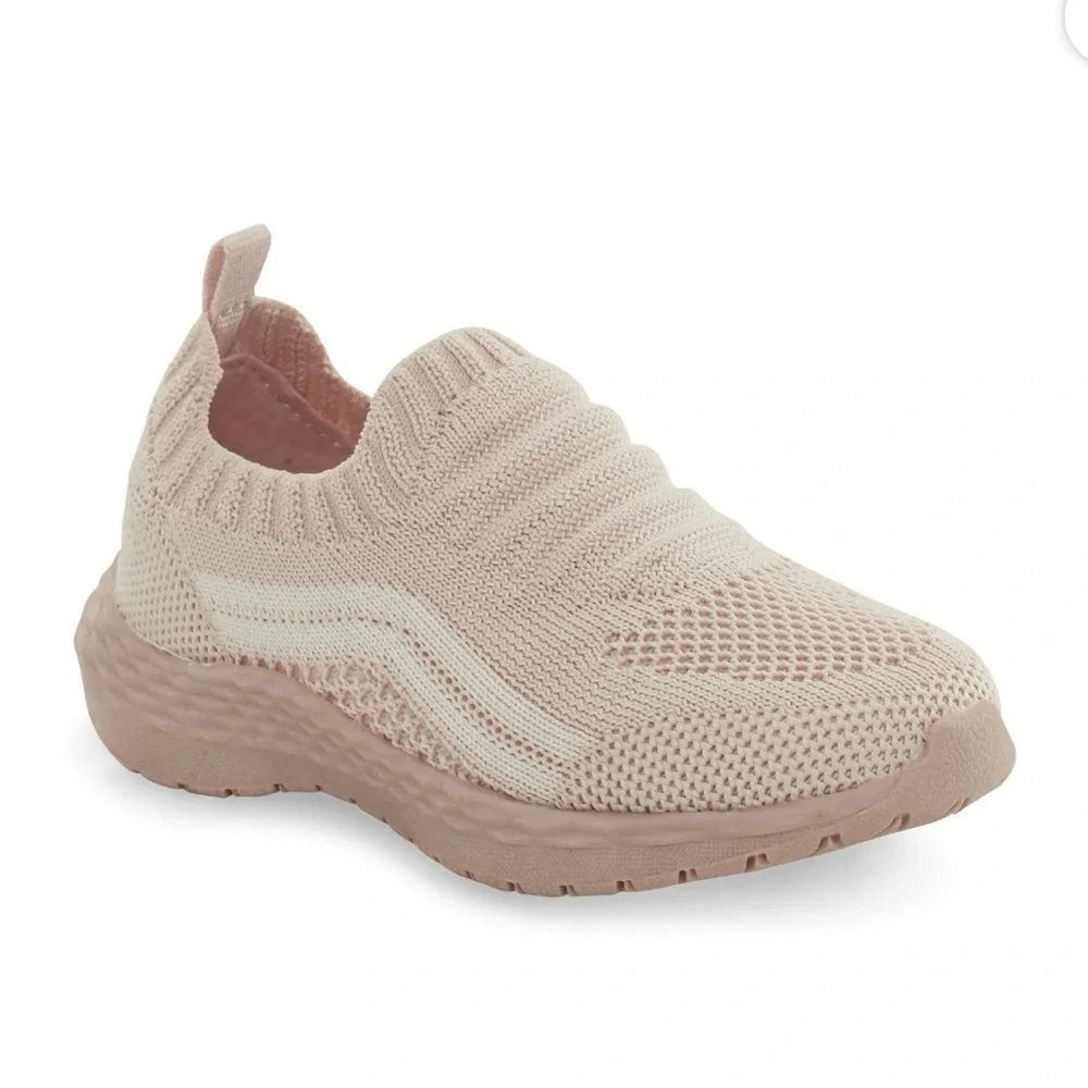 Carter’s Pink Taylen Knit Slip-On Sneakers NEW